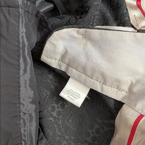 Black Pattern Work Pant - Picture 7 of 7